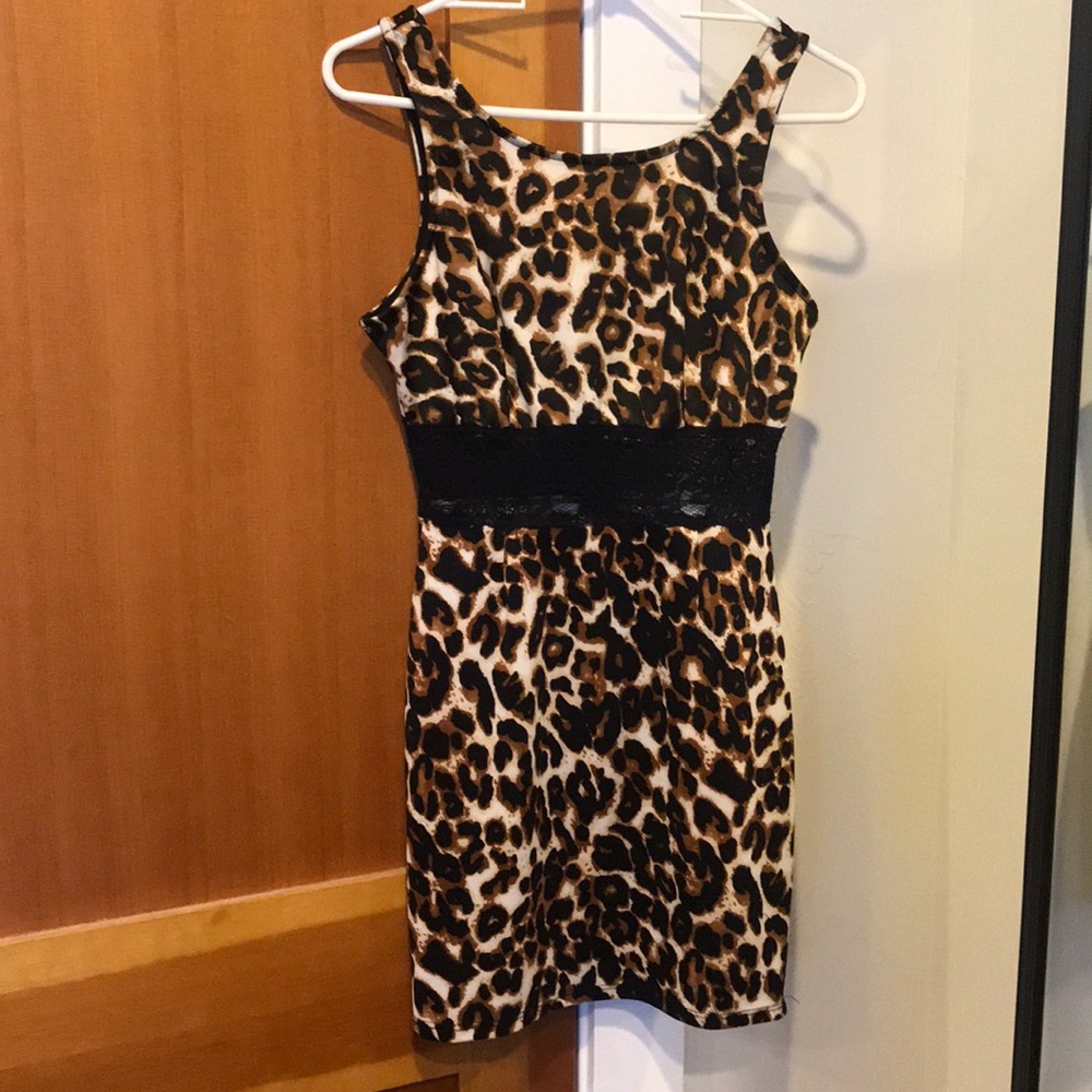 Cheetah print dress